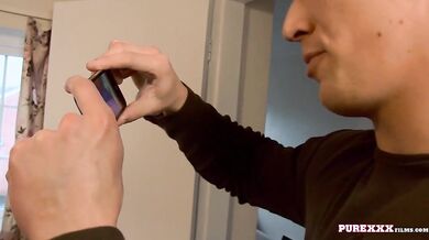 PUREXXXFILMS - Busty blonde gets rammed (Victoria Summers, Luke Hardy)