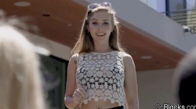 Curvy Lena Paul pounded by a big black cock porn