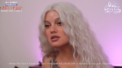 Crazy teen OwlCrystal passes her first porn audition at the age of 18 + many dirty talk