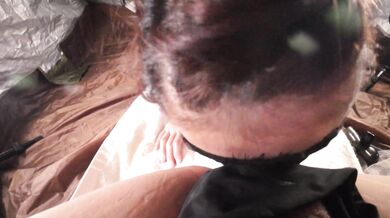 4K SMパートナー妻 足舐め アナル舐め チンカスフェラ 中出し 頑張ってくれました！アングル1