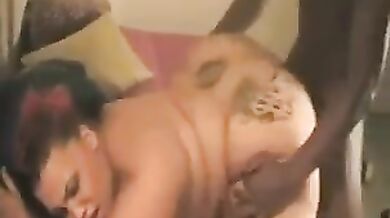 Tatted hood bbw ebony