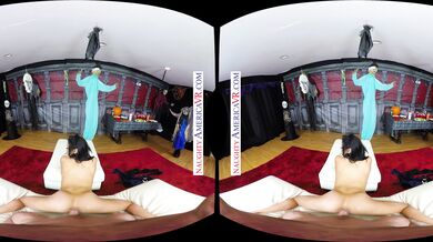 Treat Yourself This Halloween With A Busty Cat Girl Thirsty For Cream - Black Cat