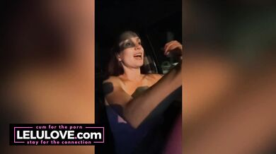 Big boobs babe has early morning vibrator orgasms, walking around outdoors nude, caught in tiny bikini in rain - Lelu Love