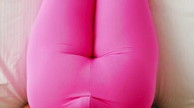 Cum Through My Pink Yoga Leggings Pants | Amazing Butt Big Tits Redhead POV