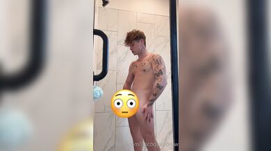 NEW‼️ Shower and jerk off/ cum video‼️here’s SEXY video of m.. by itscodyandrew from OnlyFans | Coomer