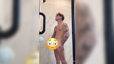 NEW‼️ Shower and jerk off/ cum video‼️here’s SEXY video of m.. by itscodyandrew from OnlyFans | Coomer