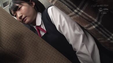 Japanese Students In A Train