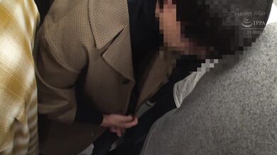 Japanese Students In A Train