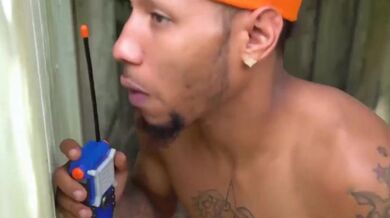 Curvy lady with big titties doggystyled by hung thug