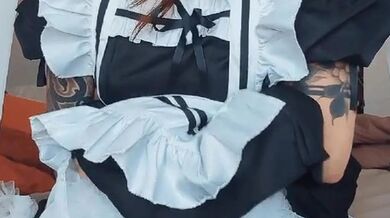 This lil maid kitty got a lil...distracted and had to take a.. by red_raven.ous from OnlyFans | Coomer (Milla Vincent)