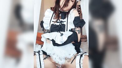 This lil maid kitty got a lil...distracted and had to take a.. by red_raven.ous from OnlyFans | Coomer (Milla Vincent)