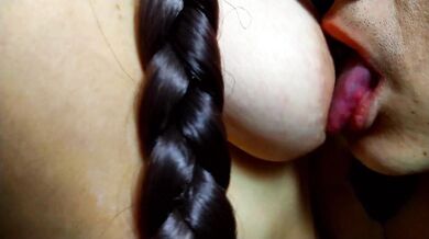 Stepson decided to remember what it was like to suck his stepmoms nipples - Nipples sucking