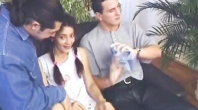 Pretty German Babe Gets Her Bush Sprayed After A Hot Fuck