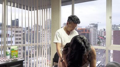 Secretaria follada en oficina.