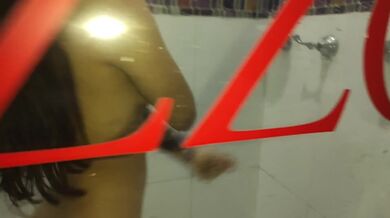 Tomando una ducha antes de coger ????