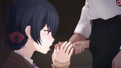 Hentai Colegiala Sin Censura Con Grandes Tetas Recibe Creampie En Su Apretado Coño -