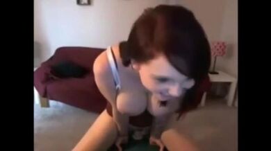 Big Tit Girl And Her Suction Dildo