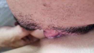 Husband playing with the vibrator in my pussy and sucking me nicely made me cum ????????????????