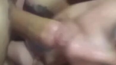 Sexy Slut MILF sucks and spits on my hard cock.