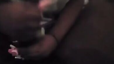 Long Nails Handjob Huge Cumshot!