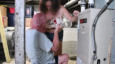 Ali Allure Hires an HVAC Repairman and Pays With Pussy