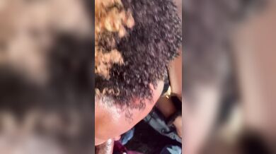 Ebony BBW sub gets dominated