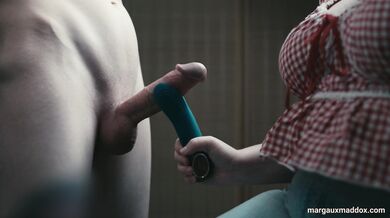 Teaching Husband a Lesson: A Toy-Assisted CFNM Handjob