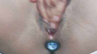 Anal Butt play & Anal Masturbation Butt Plug - CamLucy Sextoy පුකට ඔබාගෙන කිම්බ ඇගිල්ලෙන් සැප