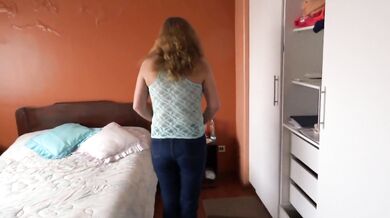 Stepson's friends are happy jerking off and cumming while watching me touch myself