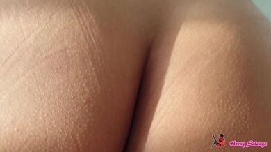 My Ex Bf Jerked Off And Cum Allover My Butt While I Was Sleeping - He Had To Put His Cock A Bit Inside My Tight Pussy