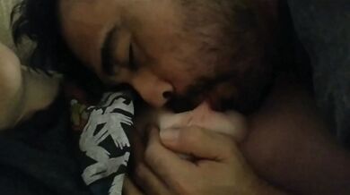 Eager nursing, draining me dry