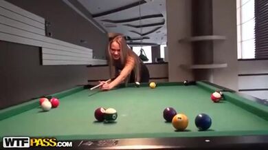Billiard game like sexy plays