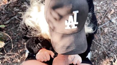 PUBLIC SEX IN THE FOREST WITH A STUDENT, A GIRL DOES A BLOWJOB IN THE FOREST. HOUSE. HOME VIDEO. PRI