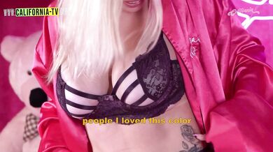 A Hot Blonde Totally Naked And With Her Toys To Get Wet Just For You - Blonde Cat