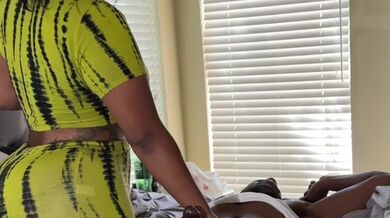 Smoking with a Baddie