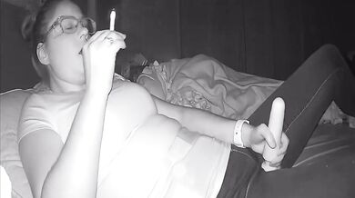 Horny Slut in Very Tight Jeans Plays with Her Pussy Before Work SPY CAM (Hiddencam___)