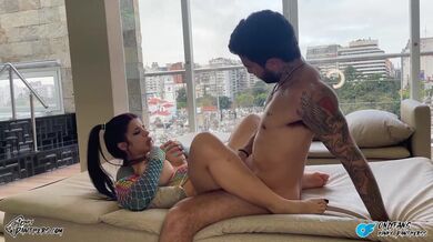 Fuck me Harder, Daddy! Petite Submissive Slut with Big Tits gets really Rough Sex and a Creampie
