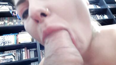 I SMOKE A CIGARETTE AND CUTE GIRL SUCKS MY COCK, LICKS BALLS AND TASTES MY CUM!