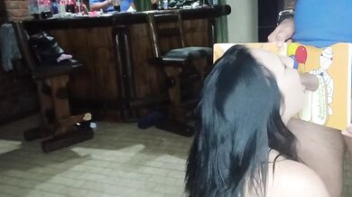 Storybook fun blowjob 18 year old sucking dick