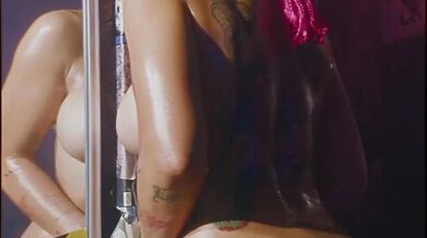 Paige vanzant sweaty topless photoshoot video