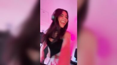 Andrea botez nipple pasties passes sexy outfit video