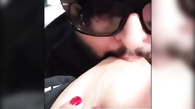 neighbor sucking on my boobs (clip)