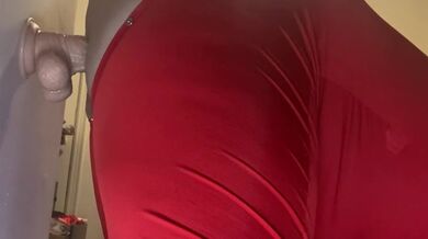 Thick milf bent over & takes dildo part 2