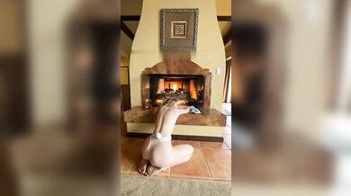 Grace charis striptease fireplace naked onlyfans video