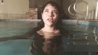 Emy sexy dress underwater