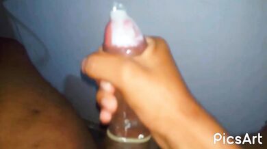 Handjob with condom..????