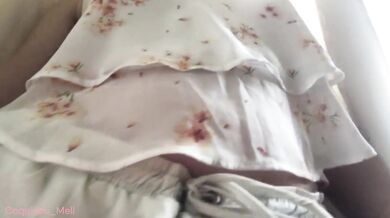 Fondling my nipples, getting ready to leave my house with them HARD ????????