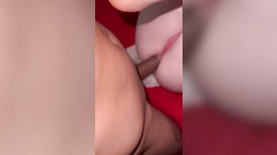 huge and merciless cock enters my ass to leave it open and dripping