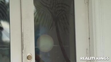 Busty MILF Rachael Cavalli Fucks The Young Black Neighbor