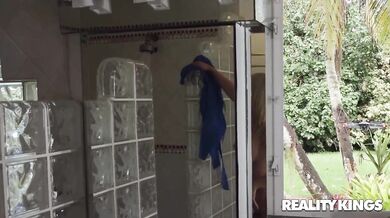 Busty MILF Rachael Cavalli Fucks The Young Black Neighbor